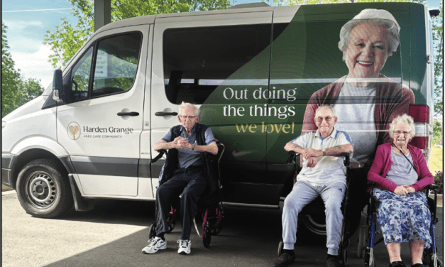 It’s miles of smiles for Harden Grange Aged Care residents enjoying their new bus